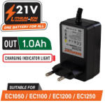 NAKAYAMA încărcător 21V 1A, compatibil EC1050, EC1100, EC1200, EC1250 (EC1102)