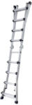 Bormann scară din aluminiu 4+4 trepte, articulată și telescopică (BHL9080)