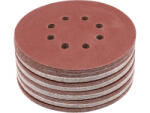TOYA Disc fibros velcro 150 mm / P80, 8 găuri, 50 buc (YT-834593)