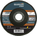 Bormann disc abraziv "THUNDER-CUT" cu lame din ceramică inox Φ125x22 #40 (BHT2011)