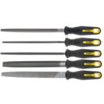 TOPEX Set de fișe 5 piese (plat, rotund, semicircular, triunghiular, pătrată) (06A250) - mistertools Pila