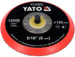 TOYA Talpă cauciuc tip arici 125 mm 5/16" (YT-47872)