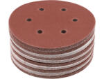 TOYA Disc fibră tip arici 150 mm / P80, 6 găuri, 50 buc (YT-834583)
