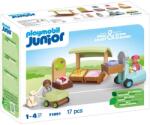 Playmobil Junior - Taraba la piata si stivuitor (PM71691)