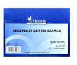 Victoria Nyomtatvány, készpénzfizetési számlatömb, egy ÁFÁs, 50x3, A6, fekvő, , 'B. 13-372', 20 tömb/csomag (NVB13372A6) (NVB13372A6)