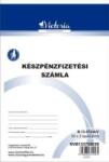 Victoria Nyomtatvány, készpénzfizetési számlatömb, egy ÁFÁs, 50x3, A5, , 'B. 13-373', 10 tömb/csomag (NVB13373503E) (NVB13373503E)