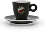 Caffé Vergnano Vergnano eszpresszó kávés csésze + csészealj 75ml, matt fekete