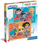  DC Super Hero Mini Friends 2x60 db-os puzzle Clementoni (JAVCMC21624)