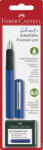 Faber-Castell Stilou Faber-Castell FC149811 + 6 cartuse cerneala albastra, Albastru (FC149811)
