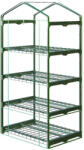 Plonos Üvegház 4 polccal 70x50x160cm - Zöld