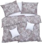 Scanquilt SATÉN DESIGN ágyneműhuzat, tiffany-safari, szürkésbézs, 140×200/70×90 cm (35615)