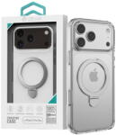 DEVIA Husa Devia Husa Clean Series Magnetic Shockproof iPhone 17 Pro Max Transparent, cu suport (DHCSMSIXVIIPMT) - vexio