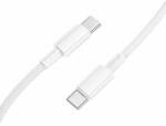 BOROFONE Cablu Date si Incarcare Type-C la Type-C Borofone Cable BX117 Source 1m 3A Alb - vexio