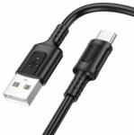 BOROFONE Cablu Date si Incarcare USB la Type-C Borofone Cable BX111 Feliz 1m 3A Negru - vexio