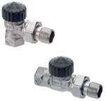 Heimeier 1/2˝ Standard termosztatikus radiátor szelep sarok kivitelben, nikkelezett (61-2201-02.000)