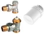 Honeywell G3/4˝-KM termosztatikus radiátorszelep SZETT - eurokónuszos, sarok (T3019+V2026+V2427) (VTL3026ES15)