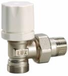 Luxor 1/2˝ RS2512 termosztatikus rad. szelep, sarok, termosztát opcióval, műa. /rézcsőhöz (24x19)