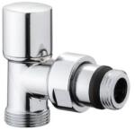 Icma art. 1118 Dizájn visszatérő szelep, 1/2"M24x1, 5, műanyag/réz csőhöz, fényes króm (821118AD07)