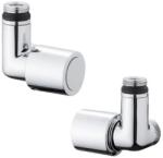 Icma art. 1140 dizájn térsarok rad. szelep, termosztatikus, kézikerékkel, réz- és műanyag csövek