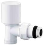  ICMA 1122 1/2" termosztatikus rad. szelep, sarok, müa/rézcsőhöz (24x1, 5), termosztát opcióval, fehér (821122AD13)