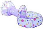  Gyerek sátor, összecsukható formatervezés, beltéri játszótéri játékok, Lila pont