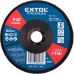 Extol lamellás csiszolótárcsa, ferde korund, átmérő 150 mm, P40 8803482 (8803482)
