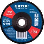 Extol Lamellás csiszolótárcsa, ferde korund, átmérő 150 mm, P36 8803481 (8803481)