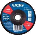 Extol Lamellás csiszolótárcsa, ferde korund, átmérő 150 mm, P80 8803484 (8803484)