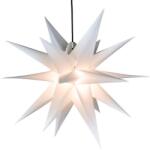 Nexos Karácsonyi csillag időzítővel 1 LED 55 cm fehér (XA11067_W)