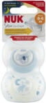 Nuk Star Night&Day szilikon játszó- és altatócumi 0-6 hó 2 db (fiú)