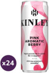 Kinley Pink Aromatic Berry vegyes bogyós gyümölcs ízű szénsavas üdítőital (24x250 ml)