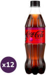 Coca-Cola Zero Cherry cola ízű energiamentes szénsavas üdítőital cseresznye ízesítéssel (12x500 ml)