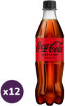 Coca-Cola Zero cukor cola ízű energiamentes szénsavas üdítőital édesítőszerekkel (12x500 ml)