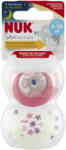 Nuk Star Night&Day szilikon játszó- és altatócumi 6-18 hó 2 db (lány)