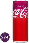 Coca-Cola Cherry cola ízű szénsavas üdítőital cseresznye ízesítéssel (24x330 ml)