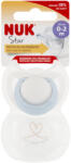Nuk Star szilikon cumi 0-2hó 2 db (fiú)