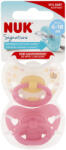 Nuk Signature szilikon cumi 6-18hó 2 db (lány)