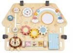 Tooky toy Tooky Toys: Tablă senzorială din lemn cu leu (TP515)