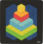 Goki Puzzle din lemn Piramida efect 3D 82 piese