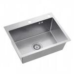  Acél mosogatótálca Nero Italia HS5040 + szárítókosár + szifon (inox)