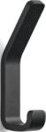 ZONE Cârlig pentru prosoape RIM 11 cm, dublu, negru, aluminiu, Zona Danemarca (ZO14654)