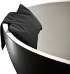 Decor Walther Pernă pentru cadă Loft 21 x 32 cm neagră cu ventuză (0952160)
