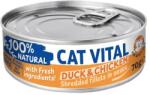 Cat Vital konzerv kacsa és csirkefilé falatok felnőtt macskáknak szószban 70g - bundasbazar