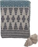 Bloomingville Pled Bloomingville 130 x 160 cm albastru-gri (82047690)