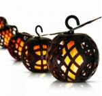  Garden King Napelemes LED fénylánc, 6 lámpa - 2 készlet