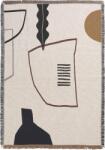 Ferm Living Pătură Mirage 120 x 170 cm nisip de bumbac (7143)