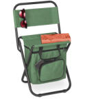 Relaxdays Kempingszék háttámlával zöld 10036795