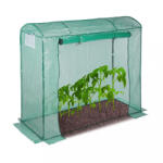 Relaxdays Paradicsom üvegház fóliasátor PE-fólia 170x200x80 cm 10026369