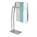 Relaxdays WIMEDO Törülközőtartó rozsdamentes acél ezüst 84x32x20 cm 10020411_55