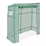 Relaxdays Paradicsom üvegház 197x197x77 cm PE-fólia magas 10039527